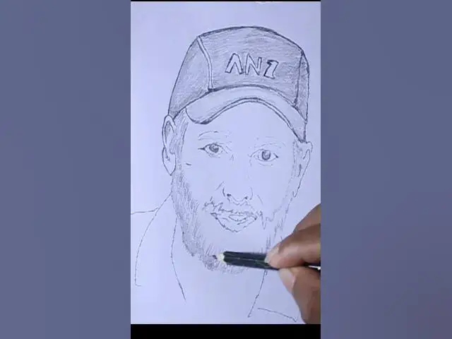 Video thumbnail for face drawing | face sketch || Kane Williamson🔥💚💜❤️ Drawing #art #drawing #draw #shorts