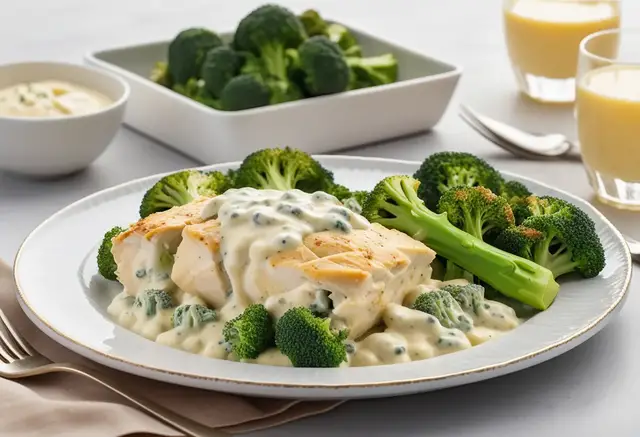 Video thumbnail for Creamy Alfredo Chicken & Broccoli Bake (Keto- Friendly)