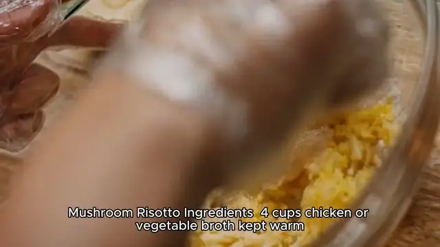 Video thumbnail for Mashrooms risotto recipe