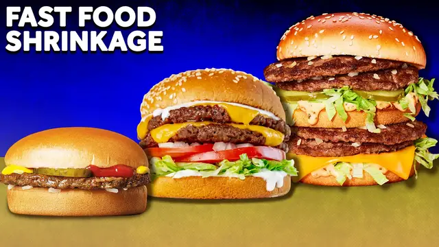 'Video thumbnail for Are Fast Food Restaurants Actually Giving Us LESS Food?'