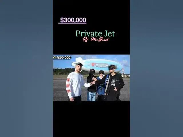 Video thumbnail for #mr.beast most expensive private jet tour #$500,000