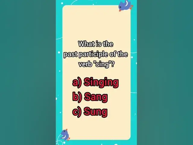 Video thumbnail for Verb Tenses Quiz 1 | Verb Forms Quiz - 1 | #pasttense #quiz #verbformsquiz