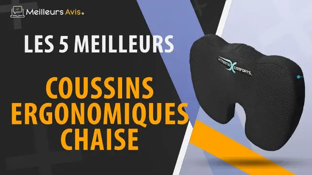 Video thumbnail for ⭐️ MEILLEUR COUSSIN ERGONOMIQUE CHAISE - Avis & Guide d'achat (Comparatif 2022)