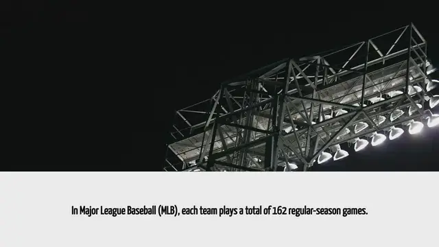 Video thumbnail for How Many Games Do Baseball Teams Play In A Season