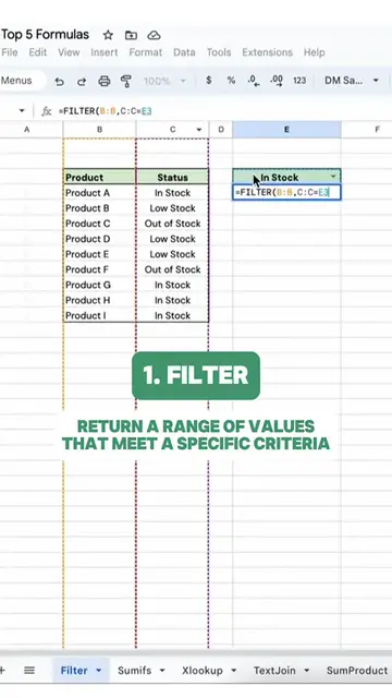 Video thumbnail for 5 Excel Formulas that once mastered, will make your life way easier in #Excel and #GoogleSheets