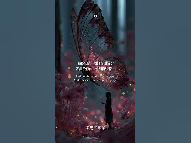 Video thumbnail for 拿得起，也要放得下｜Know When to Hold and Let Go｜家思宇塔羅 #能量療愈