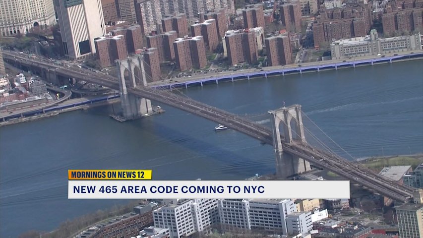 Video thumbnail for New '465' telephone area code coming to NYC