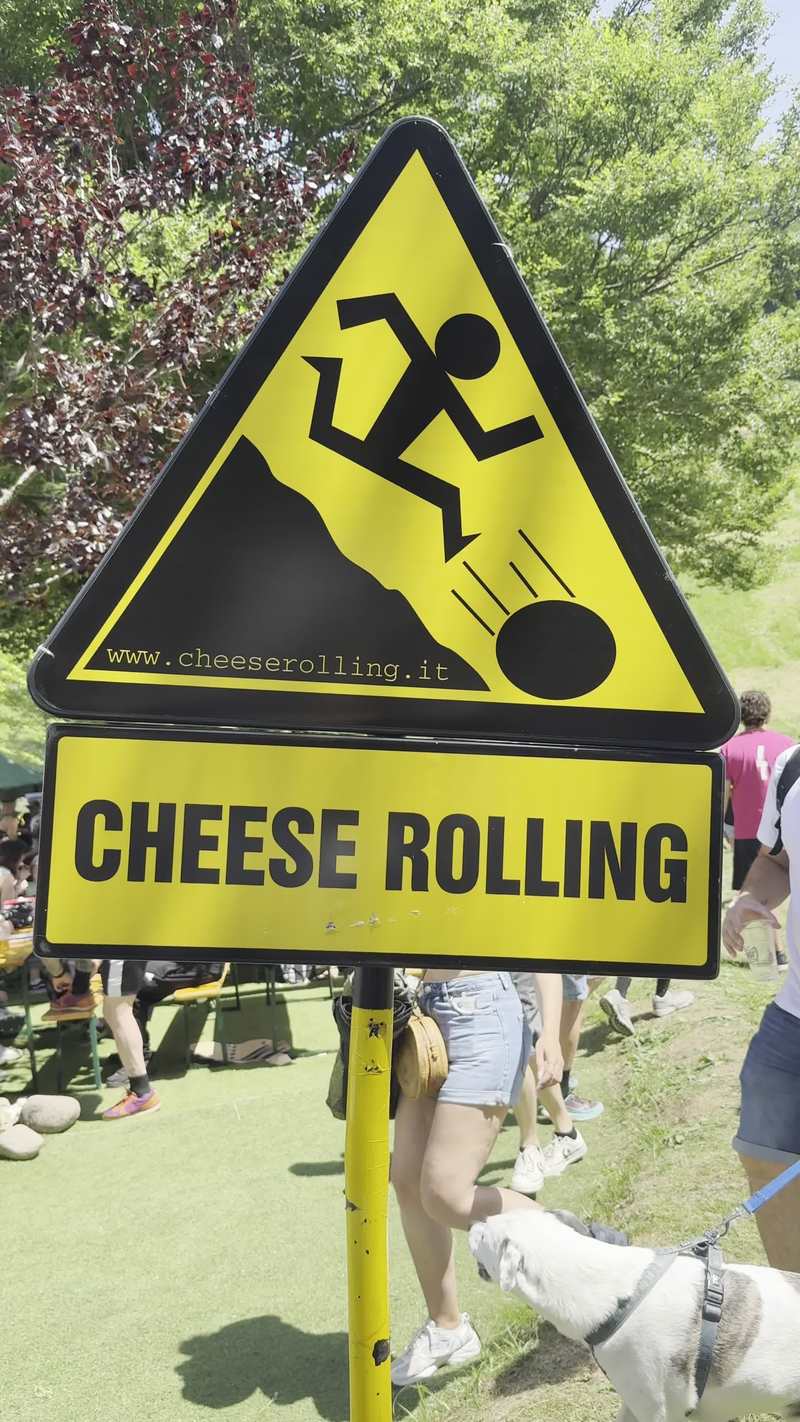 Video thumbnail for Wild Cheese Rolling Race on the Hills of Brentonico