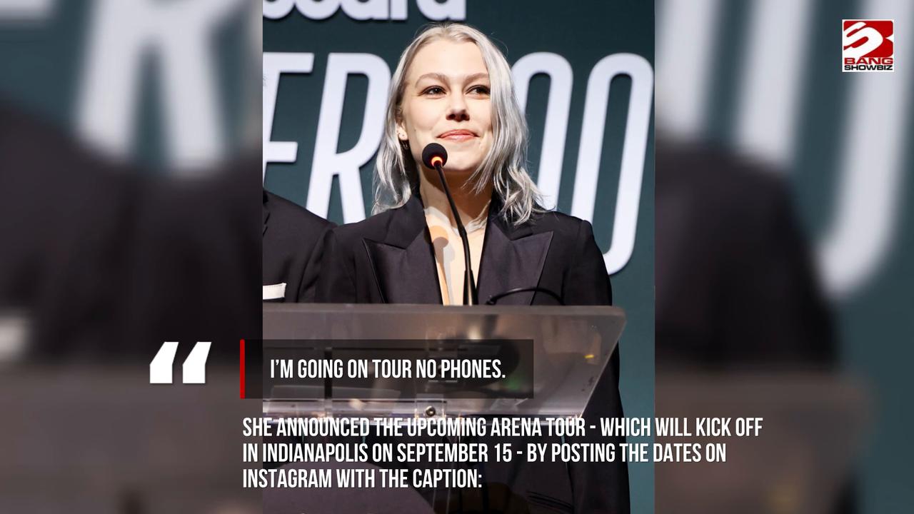Video thumbnail for What has Phoebe Bridgers banned from her upcoming tour?