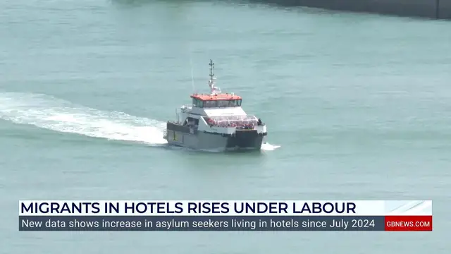 'Video thumbnail for Migrant hotel data shows 'clear breach of Keir Starmer's pledge' to reduce the numbers, Philips says'