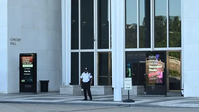 Video thumbnail for US: Kennedy Center board votes to close building after judge blocks Trump name.