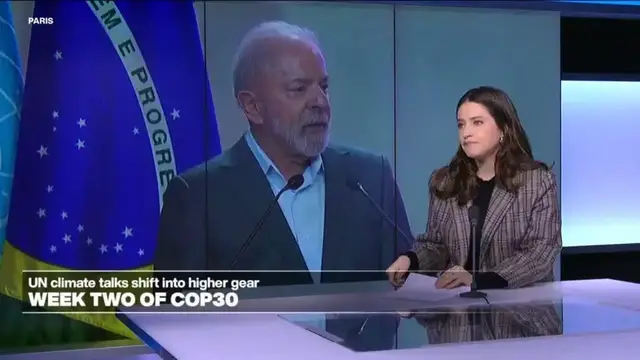 'Video thumbnail for Thousands march at COP30 to demand end to deforestation and fossil fuels'