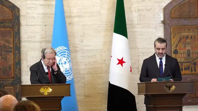 Video thumbnail for Syria: UN chief's visit marks Syria's transition to 'active partner' in UN: Foreign minister.