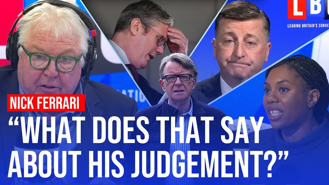Video thumbnail for The Mandelson scandal: Nick Ferrari puts another Labour minister in the hot seat