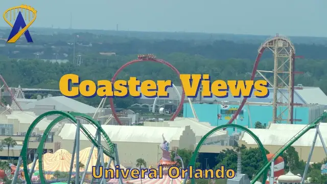 Video thumbnail for Universal Orlando's Tallest Roller Coasters, As Seen From Aventura Hotel