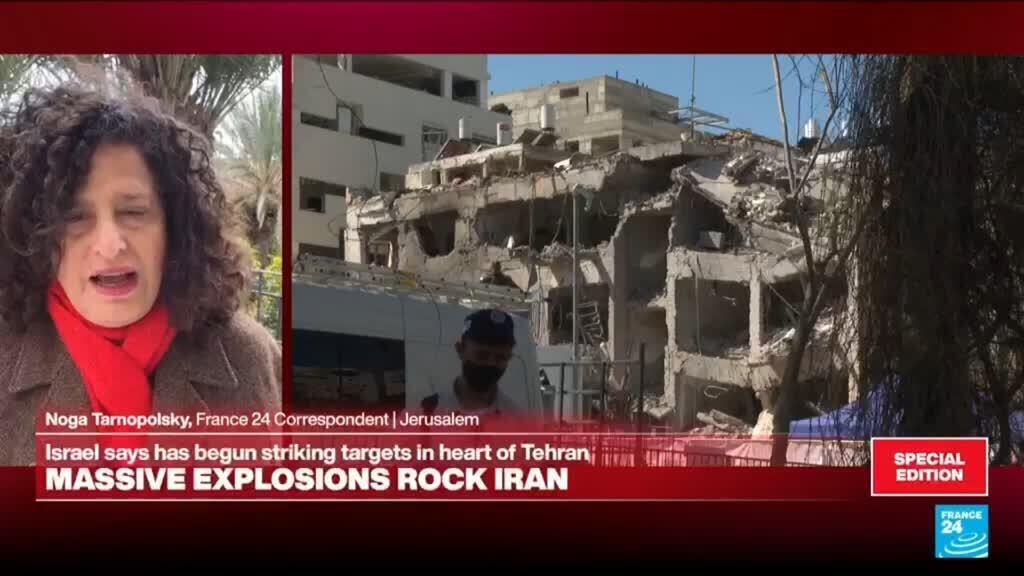 Video thumbnail for Iran: Israel says has began striking targets in heart of Tehran