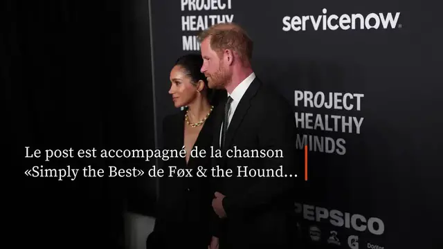 Video thumbnail for Meghan Markle fête les 42 ans du prince Harry.
