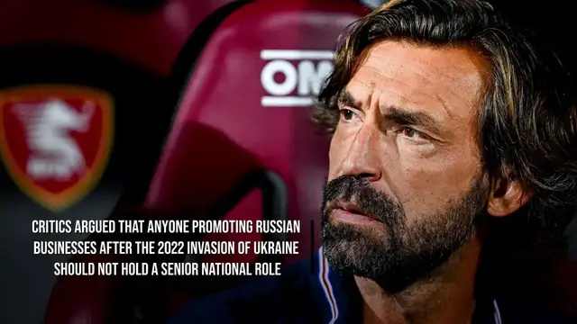 Video thumbnail for Pirlo Drops Out Of Italy Coaching Race After Russia Links Backlash.