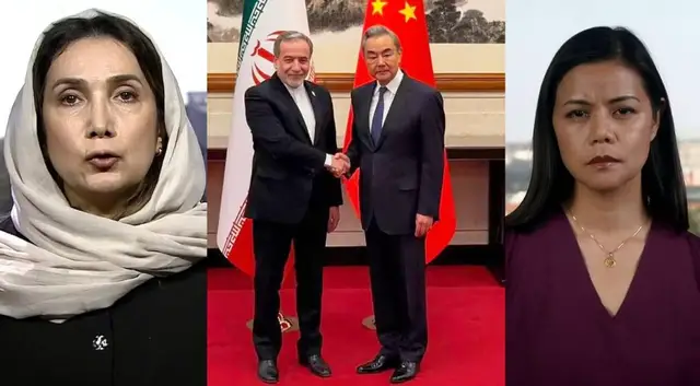 Video thumbnail for Iran's Araghchi briefs China ahead of Xi-Trump meeting in Washington
