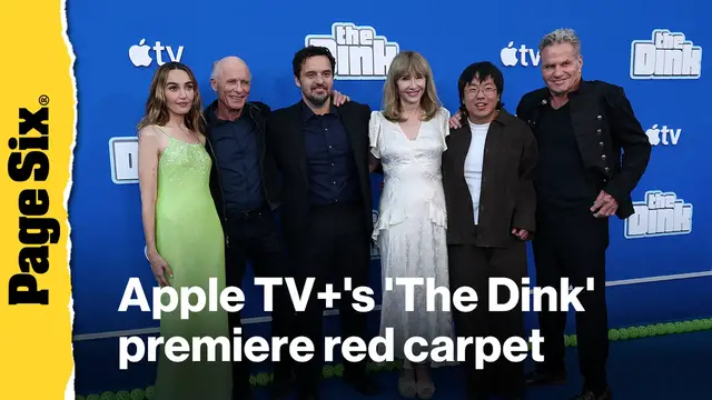 Video thumbnail for Ed Harris, Mary Steenburgen, Jake Johnson and more attend the premiere of Apple TV+'s 'The Dink'