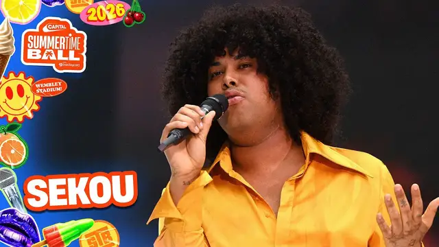 Video thumbnail for Sekou - Catching Bodies (Live at Capital's Summertime Ball 2026)