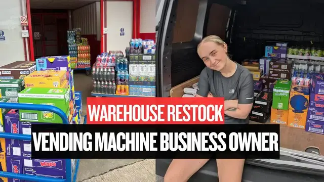'Video thumbnail for Vending Machine Warehouse Restock!'