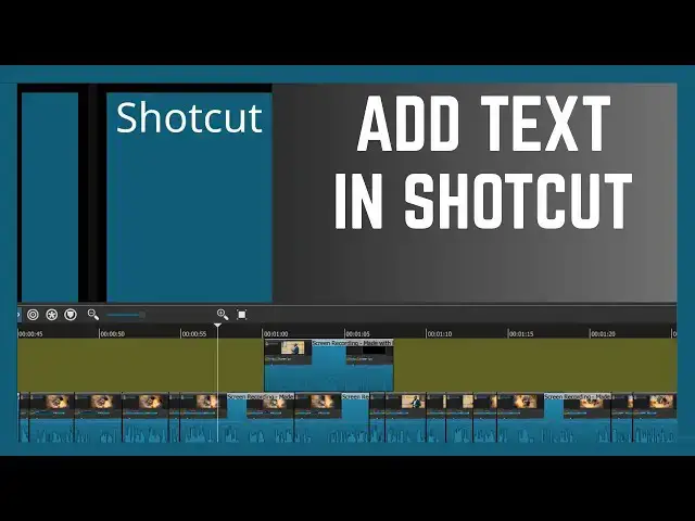 'Video thumbnail for How To Add Text On Video Clips In Shotcut | Shotcut Tutorial'