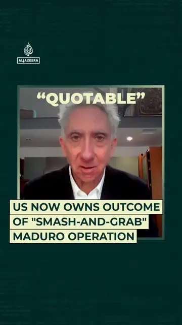 Video thumbnail for US now owns outcome of “smash-and-grab” Maduro operation