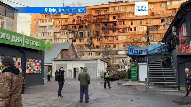 'Video thumbnail for At least four killed in 'deliberate' Russian attack on Ukrainian capital causing 'maximum harm''