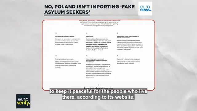 Video thumbnail for No, Poland isn't importing 'fake asylum seekers'