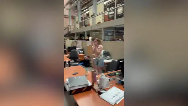 Video thumbnail for Mom Screams In Surprise When Son Returns Home After Year Apart | Happily TV