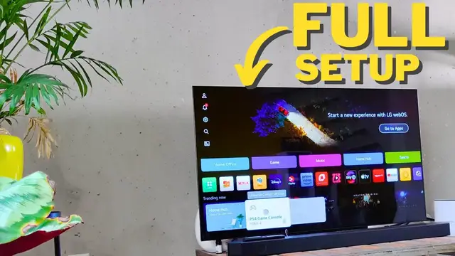 'Video thumbnail for Unboxing & Full Setup: LG OLED Evo C3 HDR 4K Smart TV'