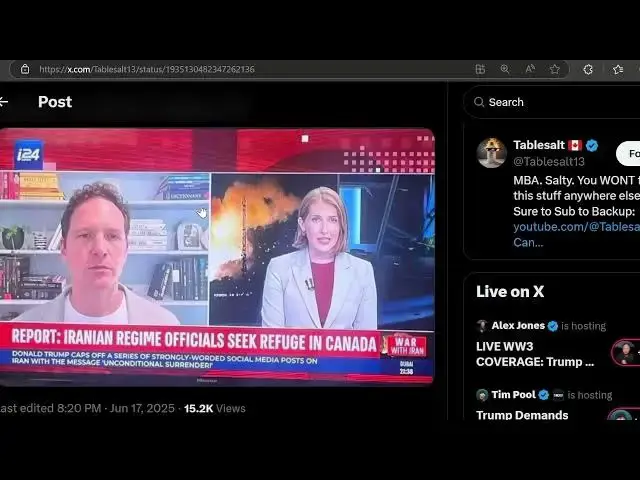 'Video thumbnail for Iranian Officials Coming to... Canada???'