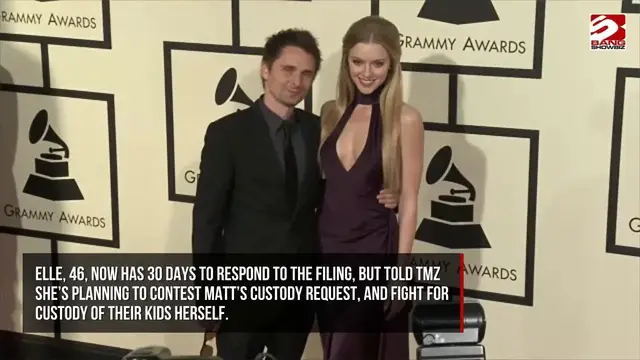 Video thumbnail for Muse star Matt Bellamy has filed for divorce from wife Elle Evans