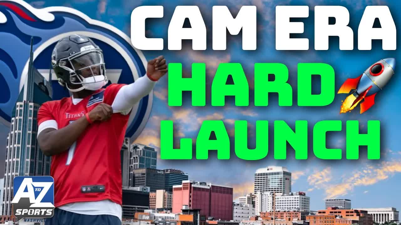 Video thumbnail for a to z sports nashville: titans hard launch of cam ward era, rookie qb expectations & training camp insights