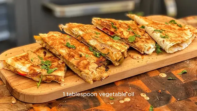 Video thumbnail for Blackstone Cheeseburger Quesadilla Recipe