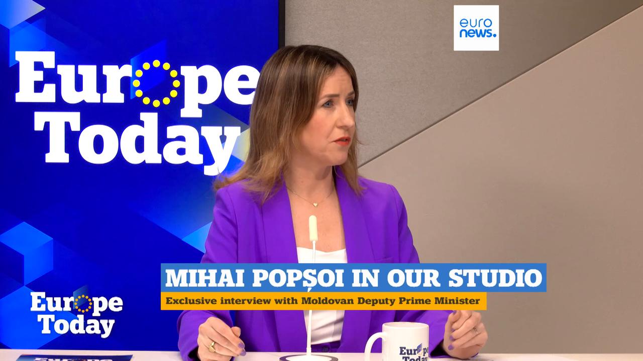 Video thumbnail for Russia 'choosing to attack soft targets', says Moldovan foreign affairs minister