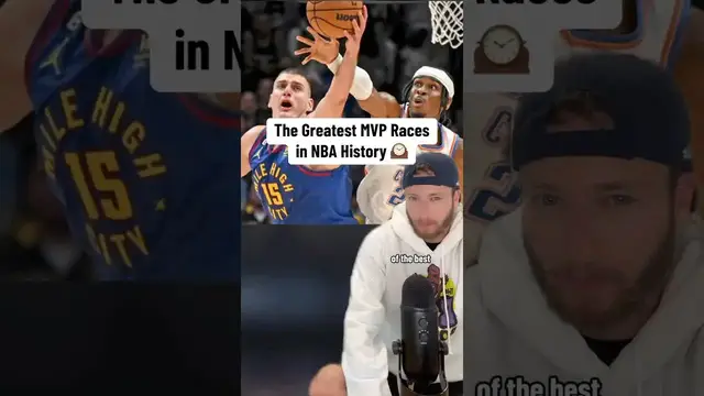 'Video thumbnail for NBA's Closest MVP Races Ever: Jokic, Jordan, & More!'