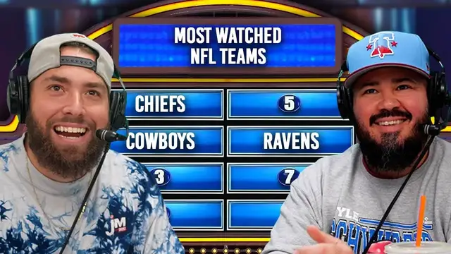 'Video thumbnail for Head-To-Head in Family Feud 2.0! (NFL Family Feud)'