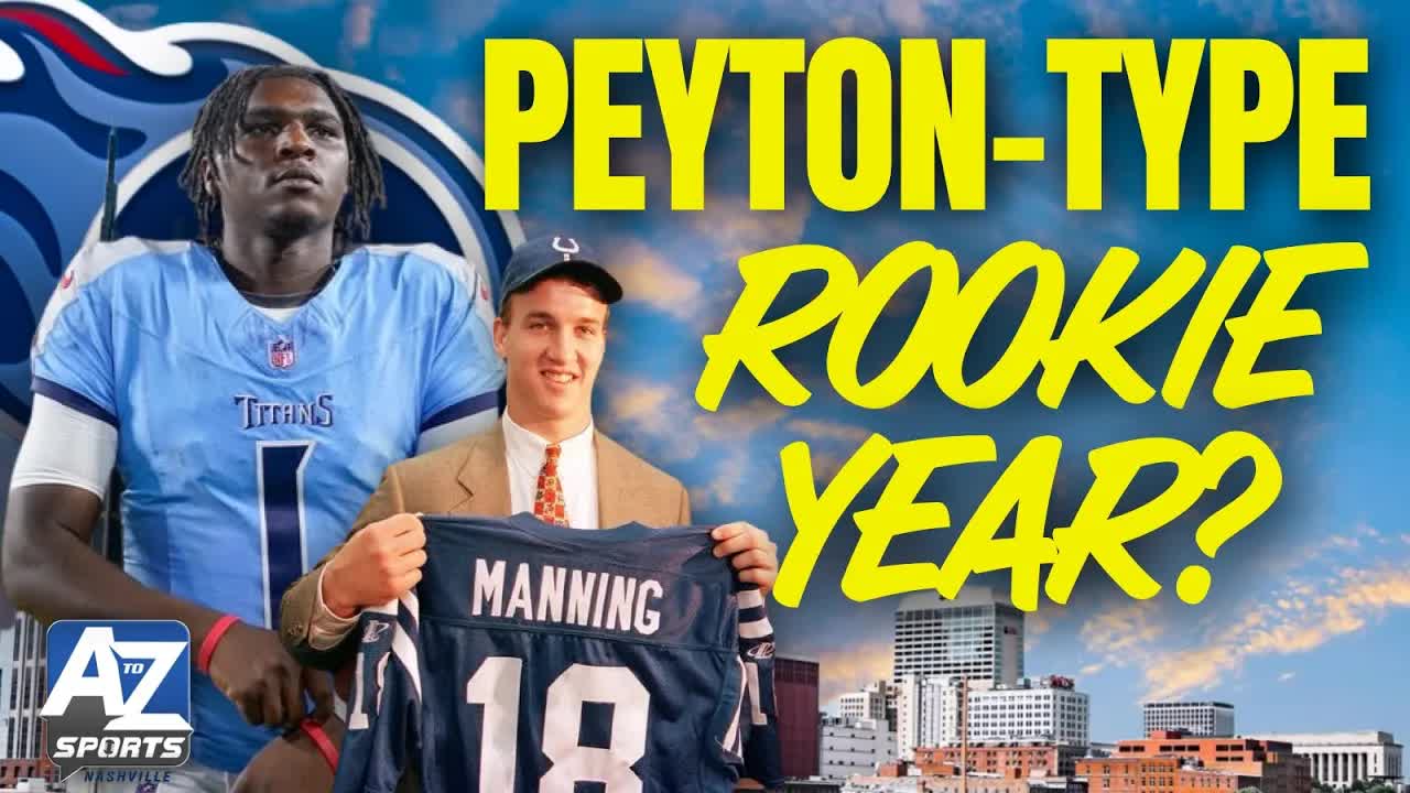 Video thumbnail for a to z sports nashville: cam ward: peyton manning-esque rookie year for the titans?