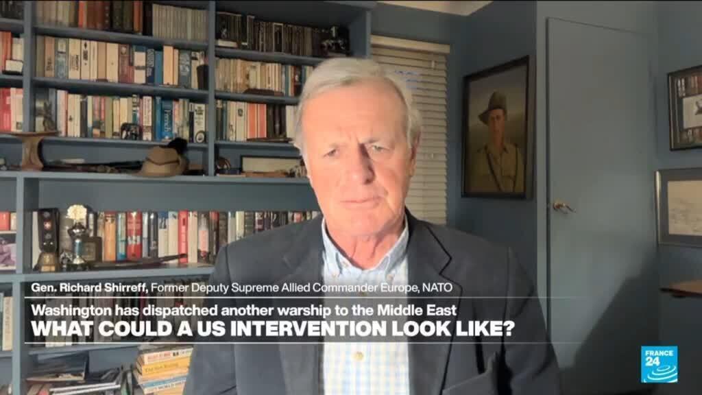 Video thumbnail for Trump on "thin ice" with Iran: "US intervention in the Middle East often doesn't go as planned"