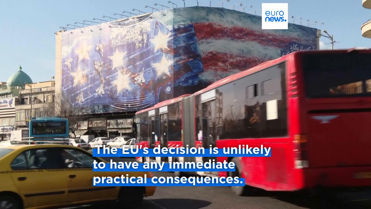 Video thumbnail for After EU decision: Iran says it now considers all EU militaries as terrorist groups