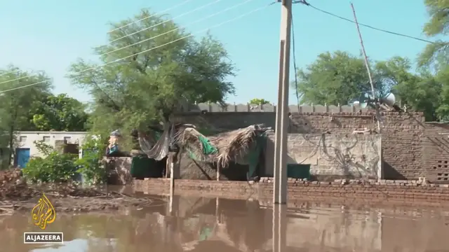 'Video thumbnail for Pakistan’s monsoon floods displace millions, Punjab towns abandoned'
