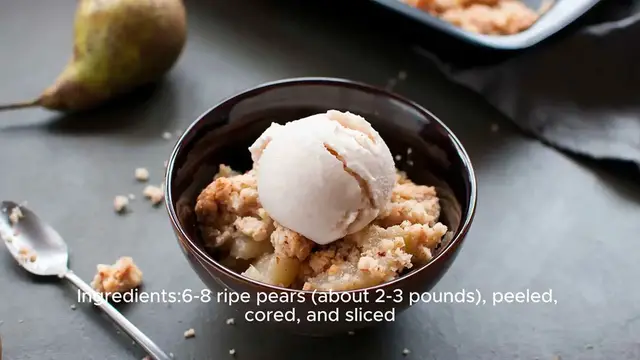 Video thumbnail for Classic Pear Crisp Recipe