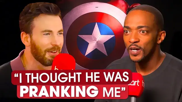 Video thumbnail for Anthony Mackie found out this major Captain America spoiler from Chris Evans
