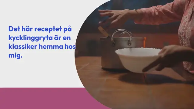 Video thumbnail for Kycklinggryta med kokosmjölk