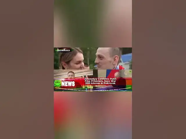 Video thumbnail for Zelenskyy Confirms Putin Free Prisoners, Says War Still Intense In Pokrovsk