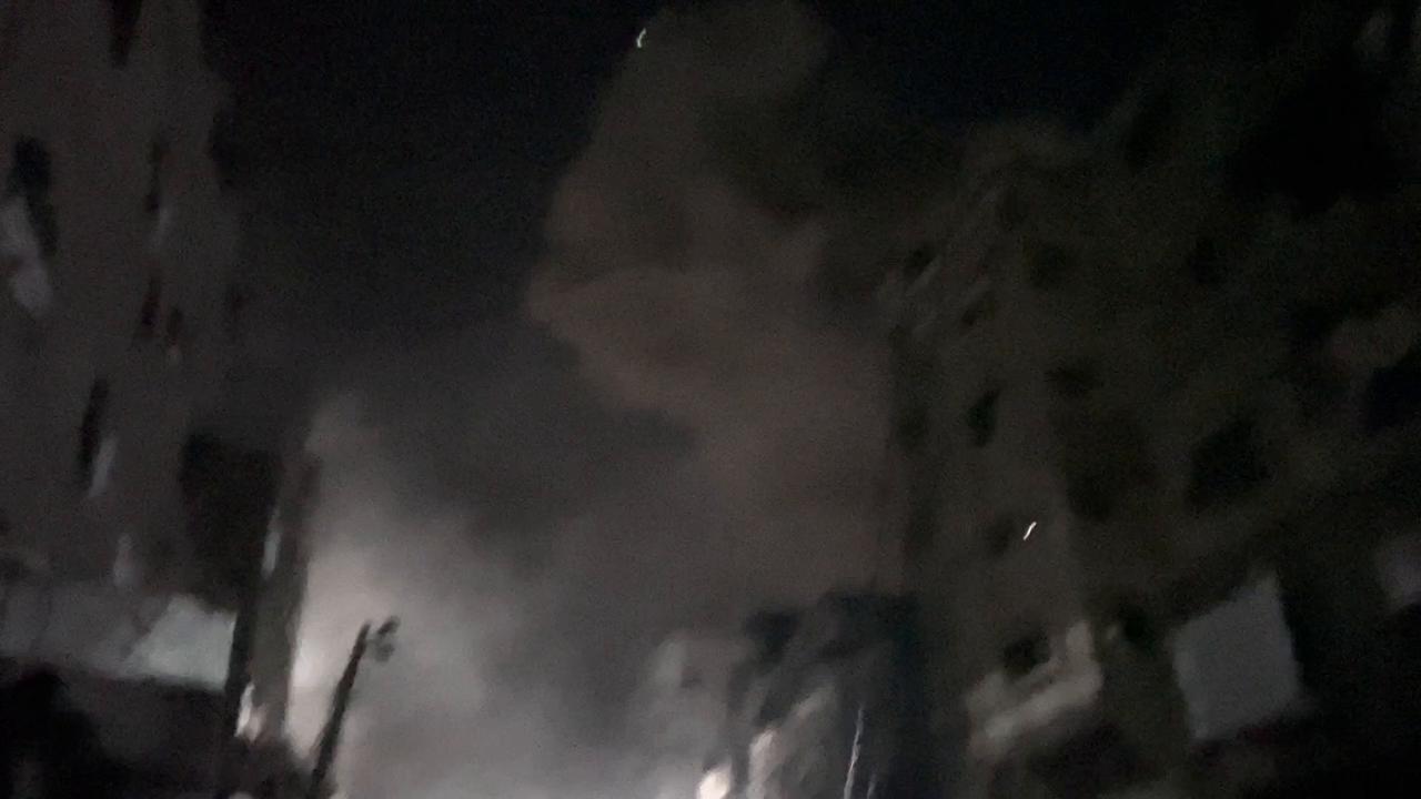 Video thumbnail for Gaza City Al-Shati Camp Airstrike May 8.