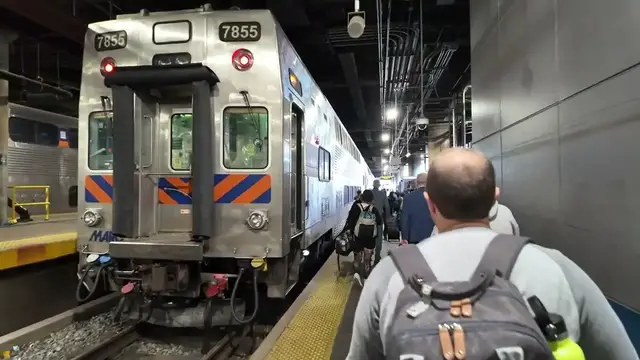 'Video thumbnail for Washington DC to Baltimore Train 2025'