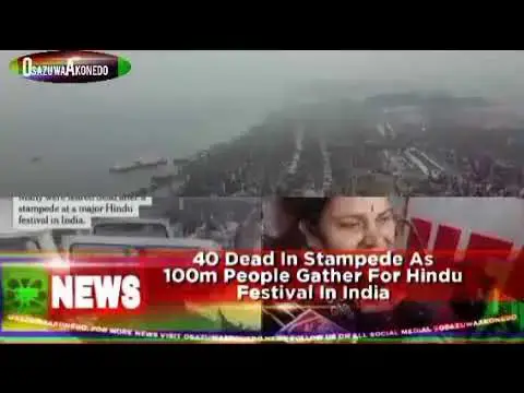 Video thumbnail for 40 Dead In Stampede As 100m People Gather For Hindu Festival In India